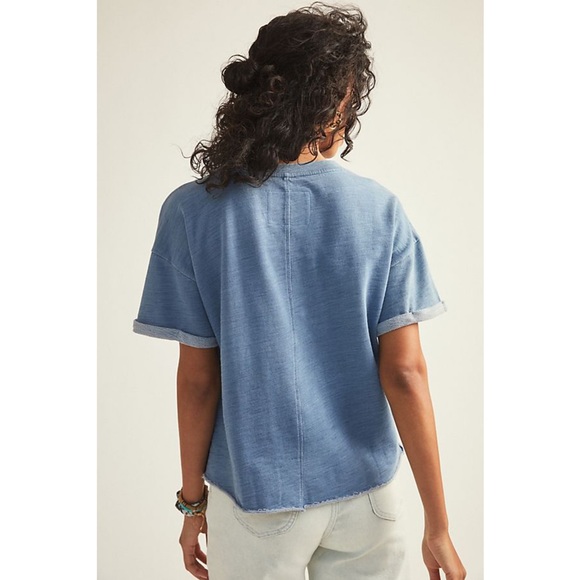 Anthropologie Pilcro Sutton Crop Tshirt - Picture 3 of 4